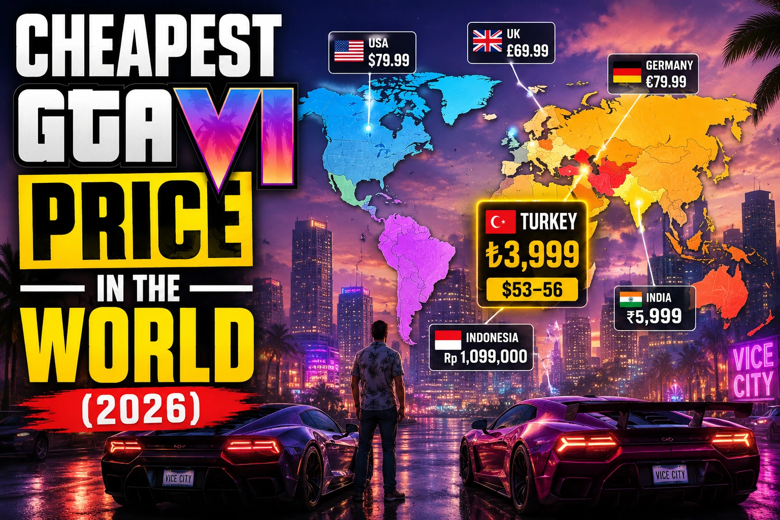 Cheapest GTA 6 Price in the World